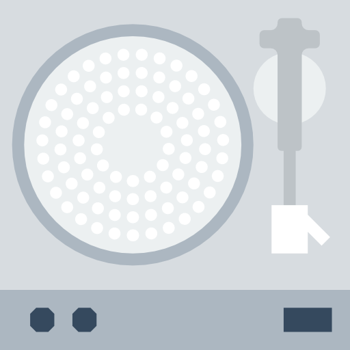 Turntable Basic Miscellany Flat icon