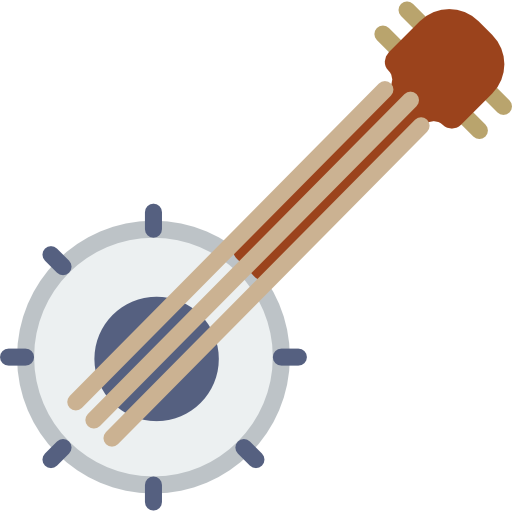 banjo Basic Miscellany Flat ikona