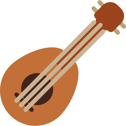 ukulele Basic Miscellany Flat icon