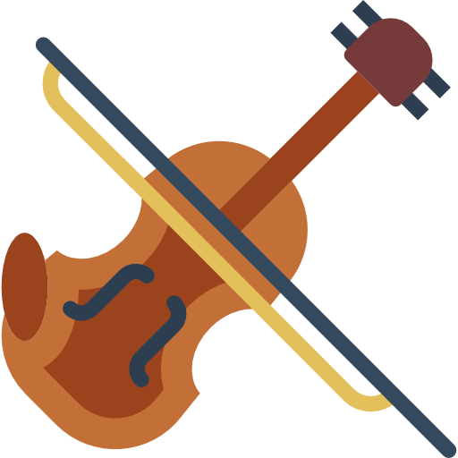 violon Basic Miscellany Flat Icône