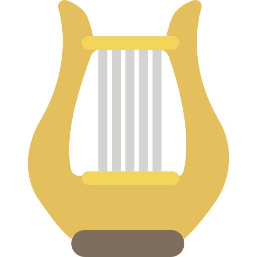 harp Basic Miscellany Flat icoon