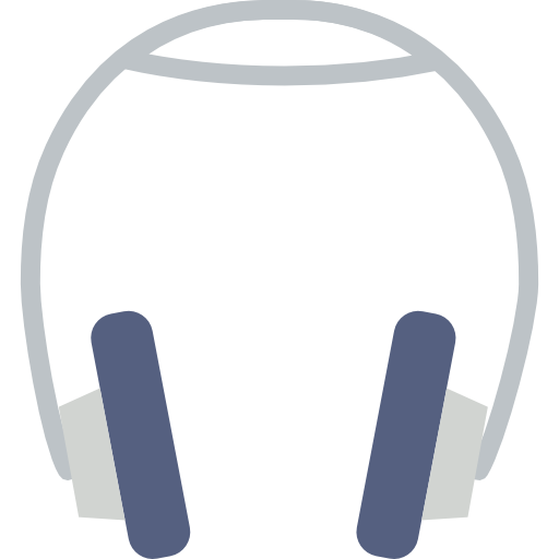 słuchawki Basic Miscellany Flat ikona