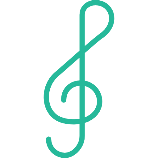 musik note Basic Miscellany Flat icon