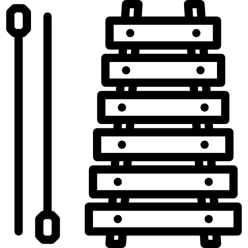 xilofono Basic Miscellany Lineal icona