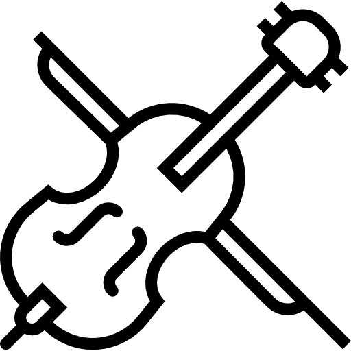 violino Basic Miscellany Lineal icona