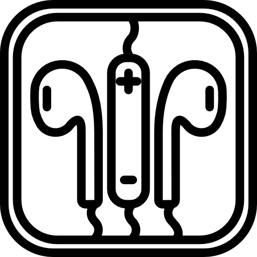 이어폰 Basic Miscellany Lineal icon