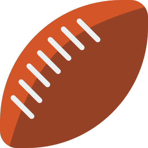 American football Basic Miscellany Flat icon