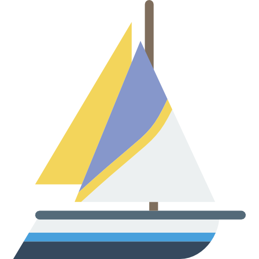 segeln Basic Miscellany Flat icon