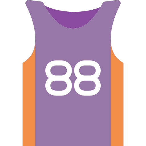 maglia da basket Basic Miscellany Flat icona