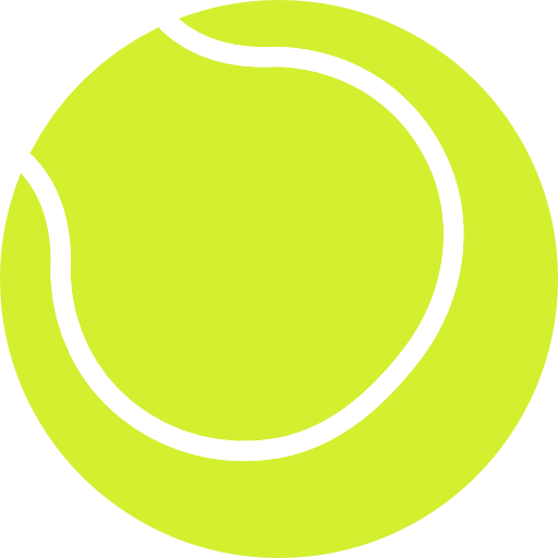 palla da tennis Basic Miscellany Flat icona