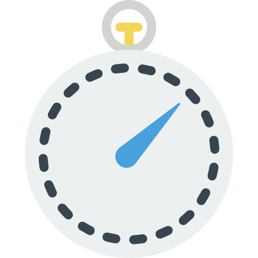 Stopwatch Basic Miscellany Flat icon
