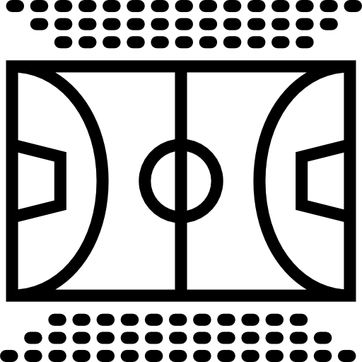 basketball platz Basic Miscellany Lineal icon