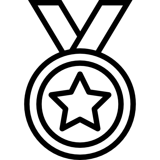 medalla Basic Miscellany Lineal icono