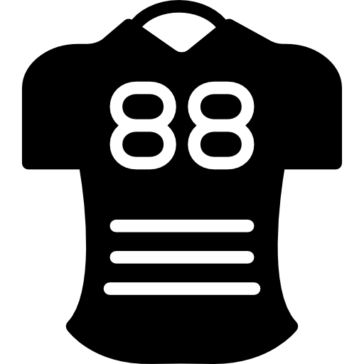 Football jersey Basic Miscellany Fill icon