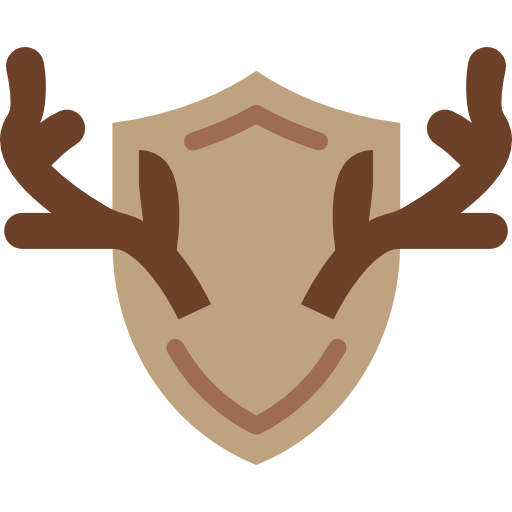 Hunting trophy Basic Miscellany Flat icon