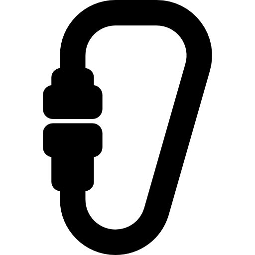 Carabiner Basic Miscellany Fill icon