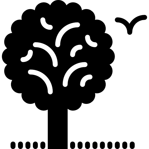 Árbol Basic Miscellany Fill icono