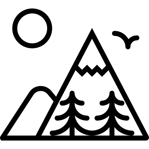 montagna Basic Miscellany Lineal icona