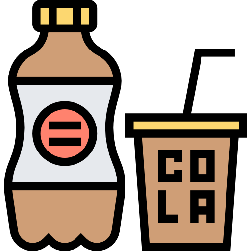 cola Meticulous Lineal Color Ícone