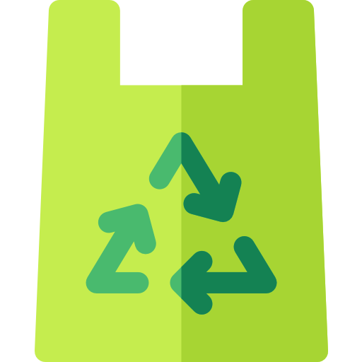 plastikowa torba Basic Rounded Flat ikona