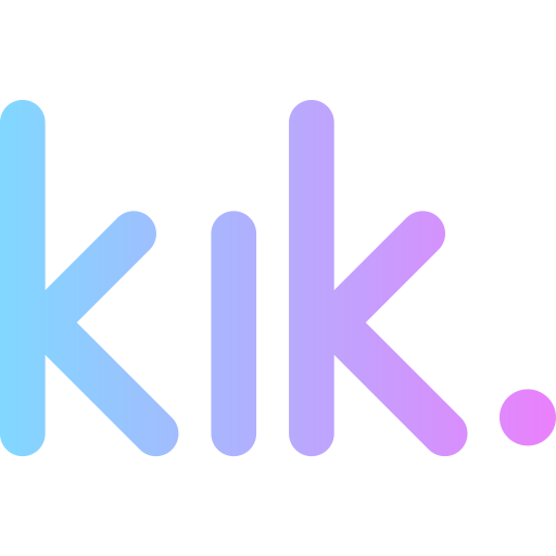 Kik Super Basic Rounded Gradient icon