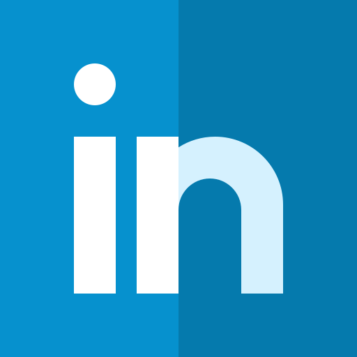 linkedin Basic Straight Flat Ícone