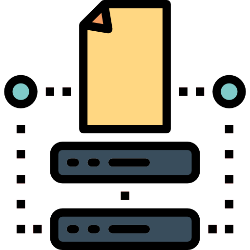 databank Smalllikeart Lineal Color icoon