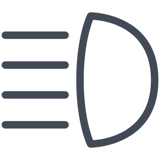 Car indicator Generic outline icon