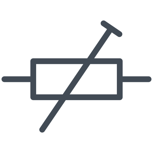 調整可能な抵抗器 Generic outline icon