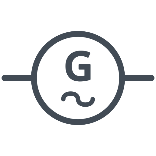 Ac generator Generic outline icon