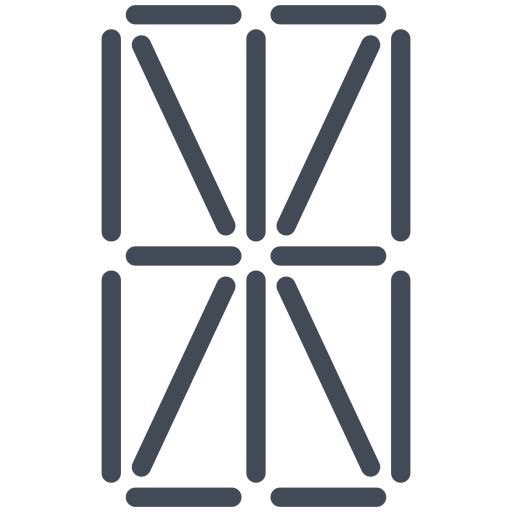 alfanumeriek display met 16 segmenten Generic Others icoon