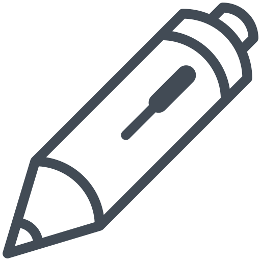 pen Generic outline icoon