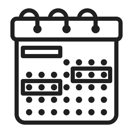 kalender Generic outline icon
