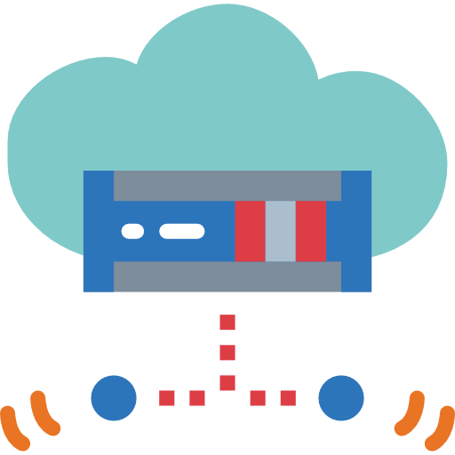 Cloud computing Smalllikeart Flat icon
