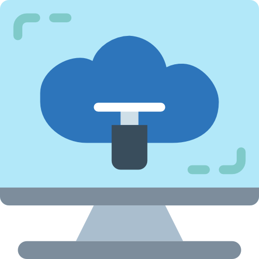 Cloud computing Smalllikeart Flat icon