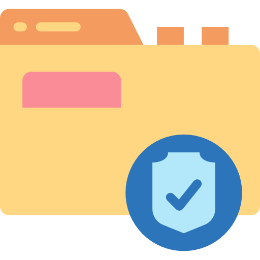 bezpieczny folder Smalllikeart Flat ikona