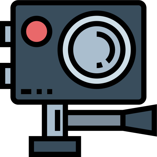 caméra d'action Smalllikeart Lineal Color Icône