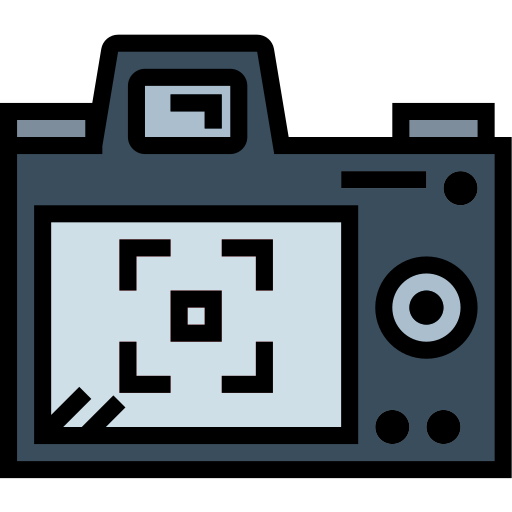 Camera back Smalllikeart Lineal Color icon