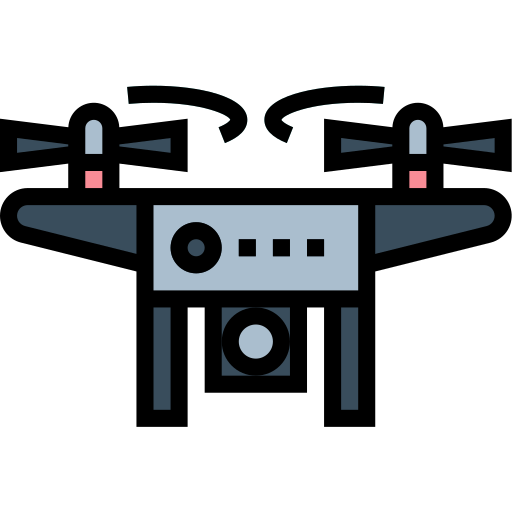 drone Smalllikeart Lineal Color Icône
