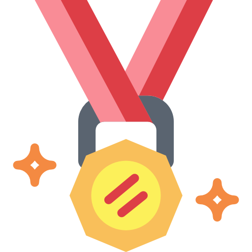 medalla Smalllikeart Flat icono