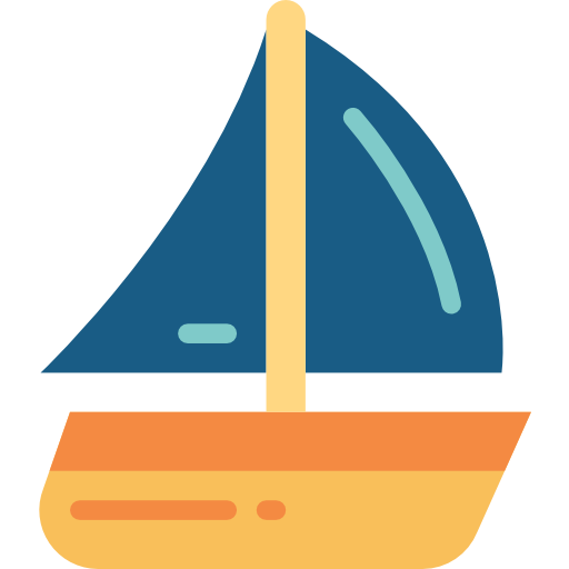 ヨット Smalllikeart Flat icon