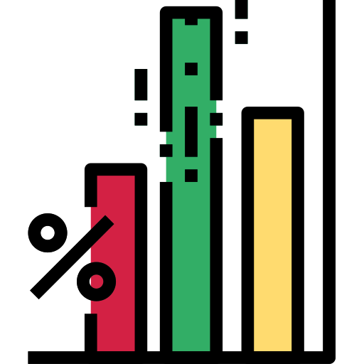 Growth turkkub Lineal Color icon