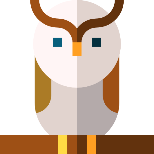 Owl Basic Straight Flat icon