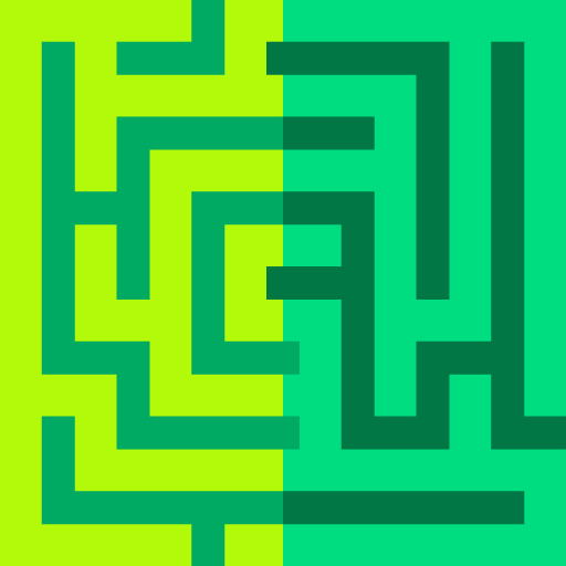 Labyrinth Basic Straight Flat icon
