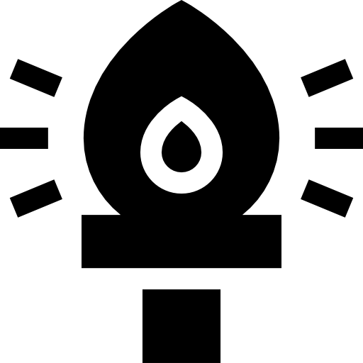 antorcha Basic Straight Filled icono