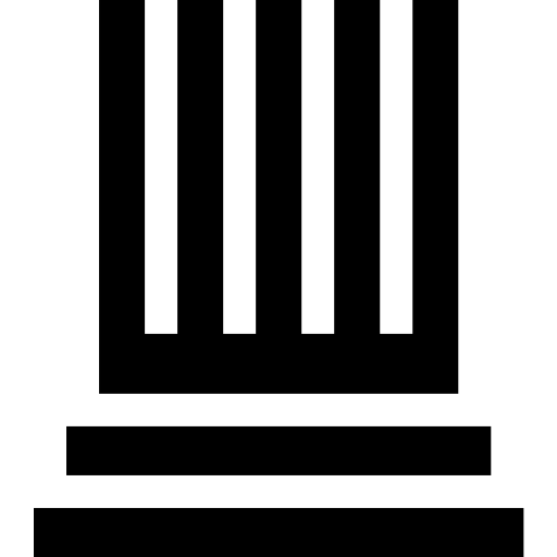 säule Basic Straight Filled icon