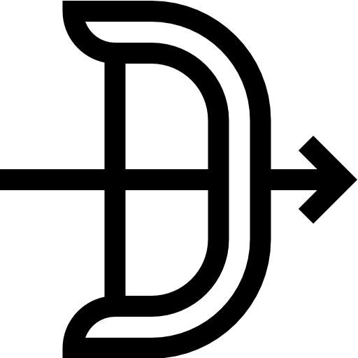 弓 Basic Straight Lineal icon