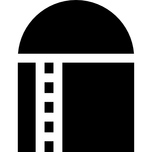 refinaria Basic Straight Filled Ícone