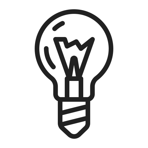 Bulb Generic outline icon