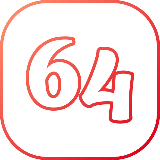 64 Generic gradient outline icona